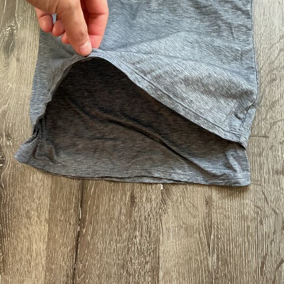 Athleta XXS Gray Double Layer Racerback Workout Tank Active Gym - Picture 2 of 6